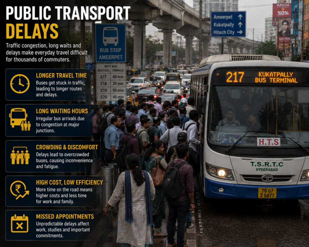public transport delays